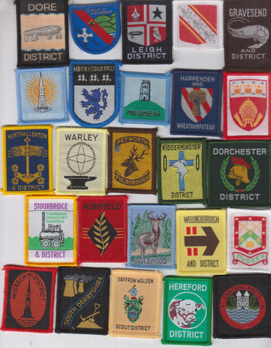 Boy scout district - district, badges