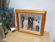 Framed Diorama Victorian Granny Living Room Scene