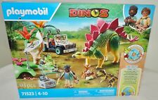NEW Playmobil (71523) RESEARCH CAMP with DINOS - 93 Pcs - Off-Road Car, Many Acc