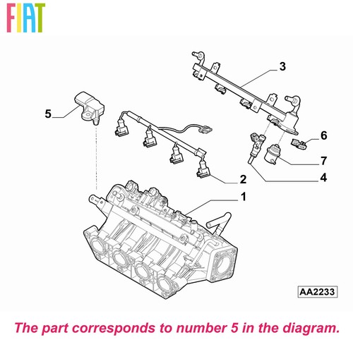 Genuine fiat map boost - fiat,