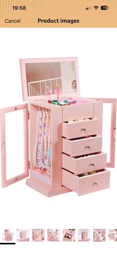 Large pink musical girls - large,