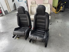 VW GOLF MK5 2008 R32 5DR SET OF LEATHER SEATS IN BLACK