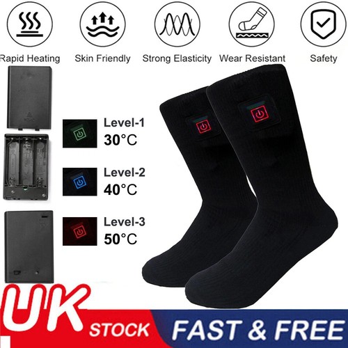 Unisex heated socks electric - heated,