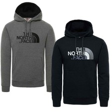 The North Face Drew Peak Hoodie Casual Pullover Fleece Black Grey  S M L XL XXL