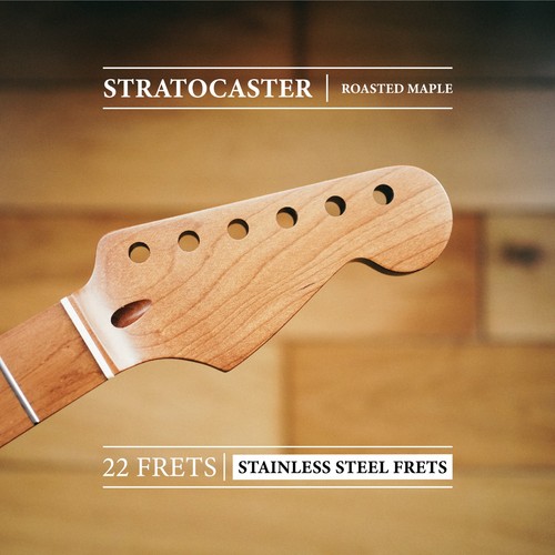 Stratocaster neck roasted - stratocaster,