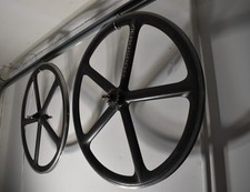 Matte black aerospoke wheelset - matte,