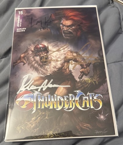 Thundercats cast signed - 15,