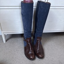 Gabor long boots  Boots Navy And Brown 6.5