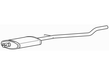 Quality centre exhaust middle - centre,