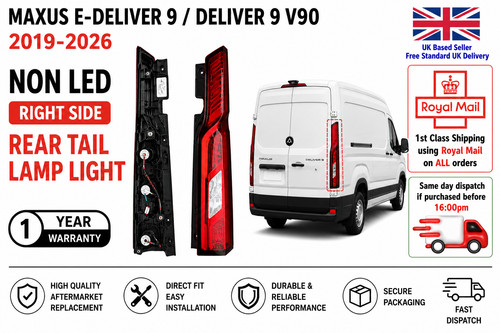 Rear tail light - light, side