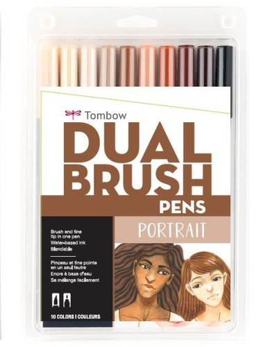 Tombow dual brush pen - pen, set