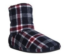 Nextxt Fur Lined Slouch Winter Slipped Boots Check Pattern Size Uk3