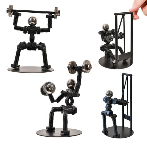 Scrap metal art gym sculptures - scrap,
