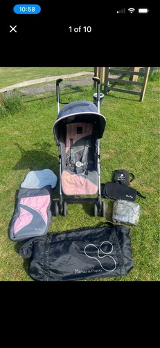 Silver cross pop stroller - pop, pink
