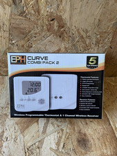 EPH Curve Combi Pack 2 Wireless Programmable Thermostat & 1 Channel Receiver