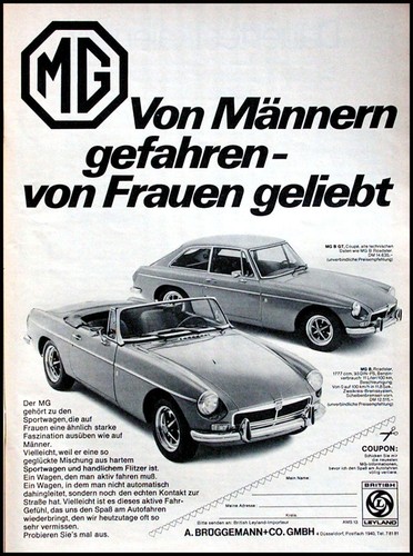 Mgb roadster and b - roadster,