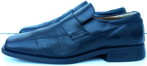 Next black leather - black, loafer