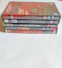 5 x Video Nasty DVDs Hostel History of Violence Long Good Friday Clockwork Orang