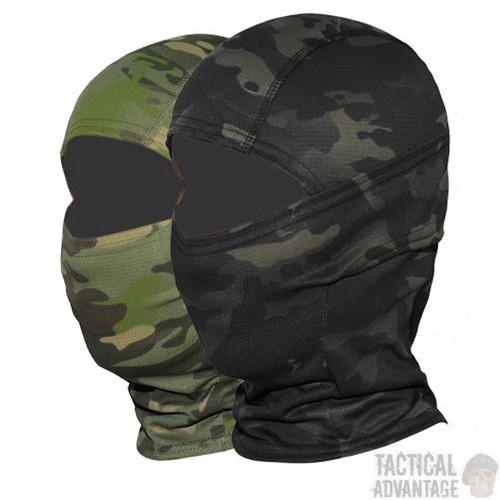 Camouflage airsoft balaclava - camouflage,