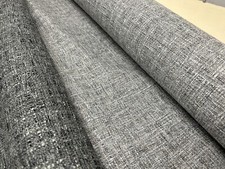 GREY UPHOLSTERY CHUNKY BOUCLE