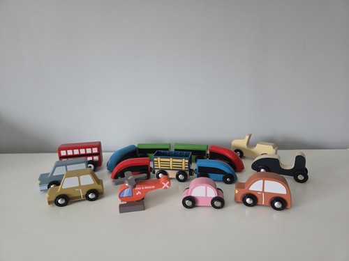 Wooden toy vehicles cars - wooden,