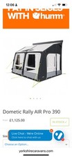 Kampa Dometic Rally Air Pro 390S Caravan Awning