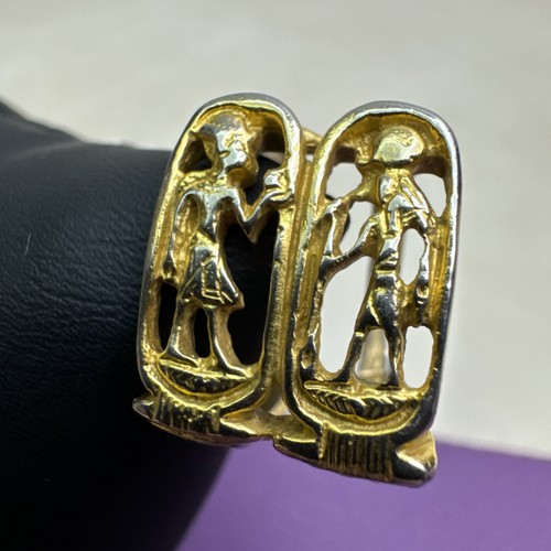 Egyptian revival ring 1978 - egyptian,