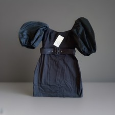 Zara Black Puff Sleeve Mini