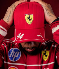 Lewis Hamilton Ferrari Cap 2025, F1, Adult, Official Merchandise