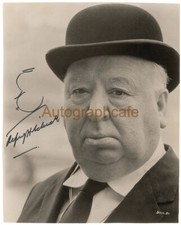 Alfred Hitchcock Preprinted 10 x 8" (signature is part of the photo),
