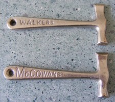 2 VINTAGE  CAST METAL TOFFEE