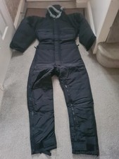 Cold Weather Black Ripstop Thermal Coveralls Arctic Suit 100% Polyamide