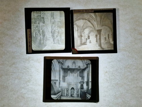 Old magic lantern - old, slide