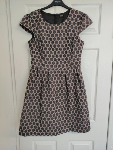 Oasis jacquard skater dress - jacquard,