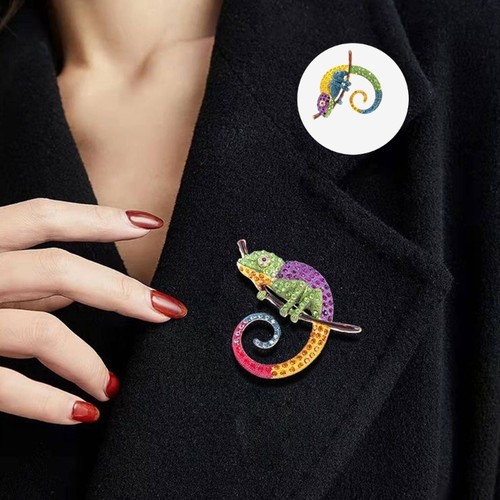 Stylish lizard brooch detailed - lizard,