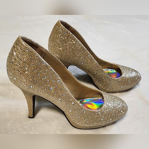 Silver slipper mirage gold - silver,