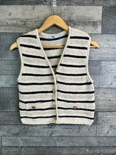Zara Womens Knitted Waistcoat