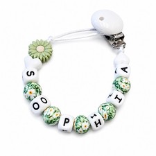 Personalised name dummy clip - personalised,