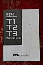 Korg T1 T2 T3 Music Workstation Operation Guide
