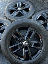BLACK 4 x GENUINE 17" VW