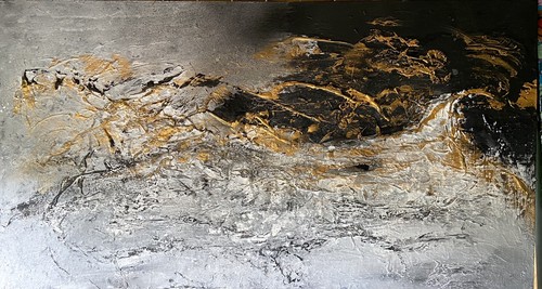 Contemporary abstract acrylic - abstract,