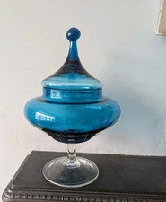 Vintage Glass Circus Tent Jar