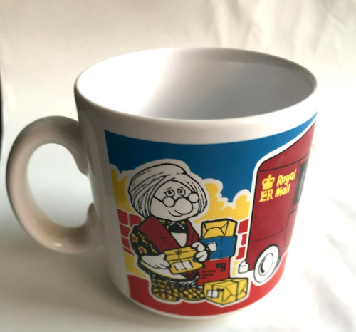 Vintage postman pat mug mrs - postman,