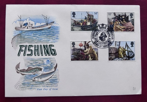 1981 royal mail fishing - royal, "fishing"