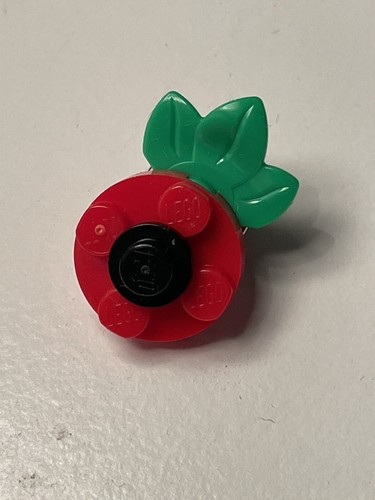 Handmade poppy badge flower - poppy,