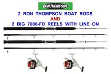 2 RON THOMPSON 6ft BOAT RODS+2