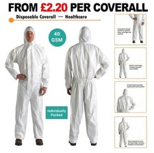 Coveralls Disposable White