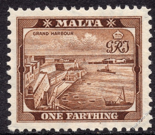 Malta 1938 4d brown - 1/4d,
