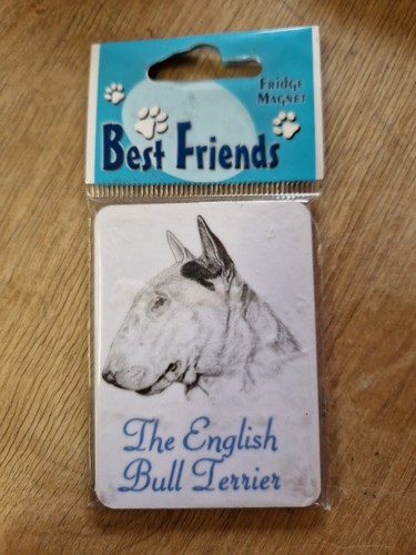 English bull terrier magnet - terrier,