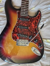 Partscaster Stratocaster Electric Guitar Push Pull Phase Switch Abalone Inlays